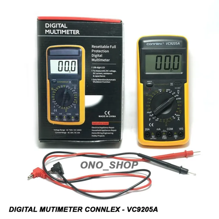 Digital Multimeter Connlex VC9205A Lazada Indonesia