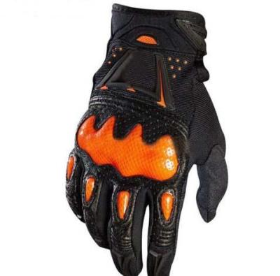 F5 ถุงมือขี่มอเตอร์ไซค์ Motocross Bike Mountain GlovesProtective Carbon Fiber Pure Leather Racing Gloves Gear