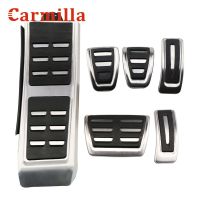 Carmilla รถสำหรับ Audi A4 B8 A6 A7 A8 S4 RS4,A5 S5 RS5 8T Q5 SQ5 8R การใช้เบรคเท้าเหยียบ Cover อุปกรณ์เสริมอัตโนมัติ