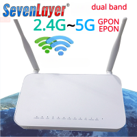 100% Original New XPON ONU GE 2USB TEL HGU WIFI 2.4G&amp;5G Dual Band ONT EPON/GPON English version PT939G Optical fiber