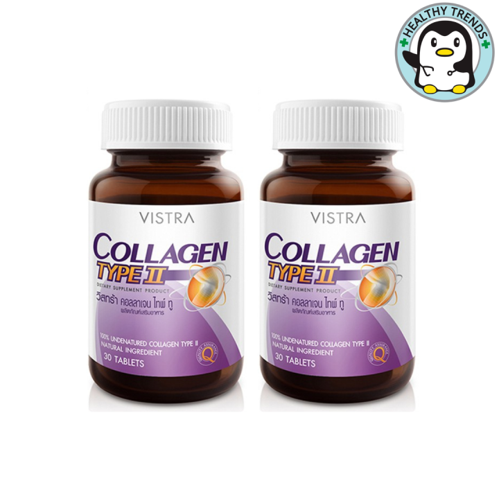แพ็คคู่-vistra-collagen-type-ii-วิสทร้า-คอลลาเจน-ไทพ์ทู-30-caps-healthy-trends
