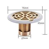 ที่กรองแกนทองแดงของอ่างจุกอุดอุปกรณ์ท่อระบายน้ำในห้องอาบน้ำที่ดักผมป้องกันท่อน้ำทิ้งกันกลิ่นสำหรับห้องครัวห้องน้ำอุปกรณ์เสริม