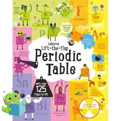 be happy and smile ! หนังสือความรู้ทั่วไปภาษาอังกฤษ Lift-the-flap Periodic Table (Board book)