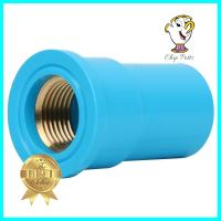 ข้อต่อตรงเกลียวในทองเหลือง SCG 1/2 นิ้ว สีฟ้าPVC ADAPTER PIPE FITTING BRASS FPT SCG 1/2IN LIGHT BLUE **สินค้าแนะนำ**