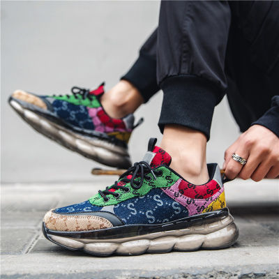 Multicolor Mens Fashion Running Shoes Platform Retro Sneakers Breathable Zapatillas De Deporte Athletic Tennis Runner Trainers