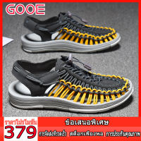 GOOE 2023【1-2 วันรับสินค้าเลย】KENEN สไตล์ลำลอง ผู้ชาย รองเท้าแตะชายหาด สำหรับผู้หญิง (หลากสี) รองเท้าแตะแบบผูกเชือก