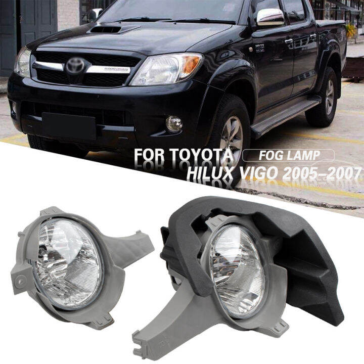 For Hilux Fog Light Halogen Fog Lamp Car Front Bumper Fog Lights