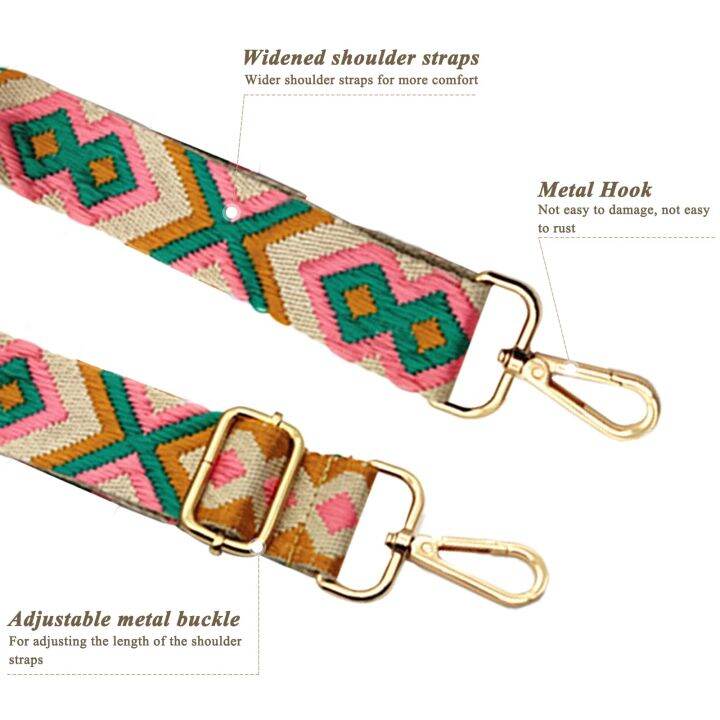 1-49-width-purse-straps-replacement-crossbody-wide-shoulder-strap-bag-strap-adjustable-handbags-replacement-belts-rhombus-pattern-1-49-width-nylon-shoulder-bag-belts-guitar-strap