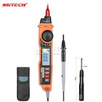 hot！【DT】 NKTECH NK8211D Digital Type Multimeter 2000 Count Auto-range Probe Voltage Current Electric Tester NCV Detector MS8211