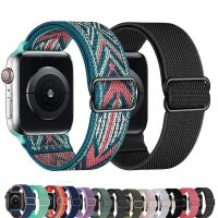 Scrunchie Strap for Apple watch band 44mm 40mm 45mm 41mm 49mm 42mm Elastic Nylon Loop bracelet iWatch series 3 5 6 se 7 8 Ultra Straps