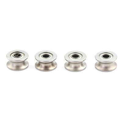 ruyifang 4pcs 4*13*7mm 624UU HCS U Groove GUIDE รอกรางลูกปืนล้อ