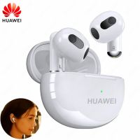 หูฟังบลูทูธ Huawei Mini Buds Pro,หูฟังหูฟังไร้สายบลูทูธชุดหูฟังกีฬา TWS ควบคุมด้วยการสัมผัสหูฟัง ENC Air Pro 4สำหรับ iPhone