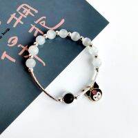 2023 New Cute Cartoon Opal Elbow Beaded Bracelet Female Hip hop Students Versatile Hand String Gifts