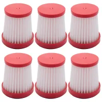 Replacement Spare Parets Hepa Filter for Xiaomi Deerma VC01 Handheld Vacuum HEPA Filter Dust Cleaner Accessories 6Pcs