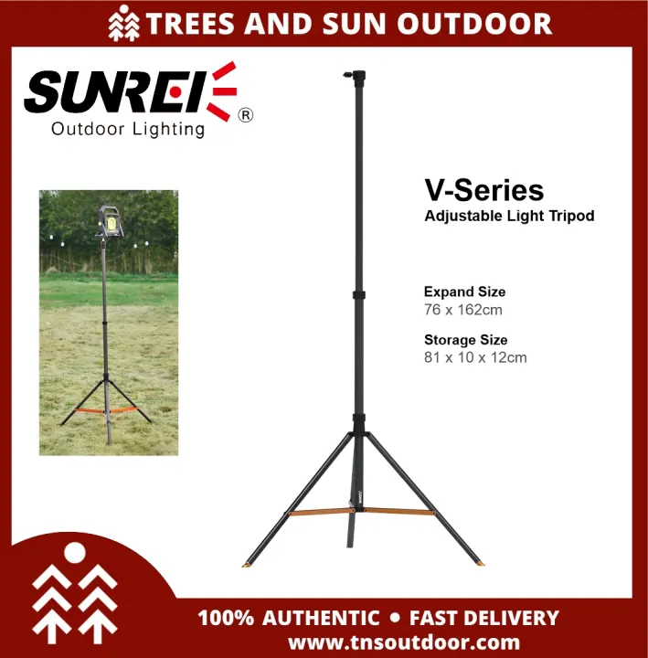 SUNREI VSeries Adjustable Light Tripod Camping Light Stand C1500 Lazada