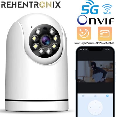 ONVIF IP Camera 5G WiFi Indoor Wireless WiFi Surveillance Camera Auto Tracking Baby Momitor WiFi PTZ CCTV Security Camera