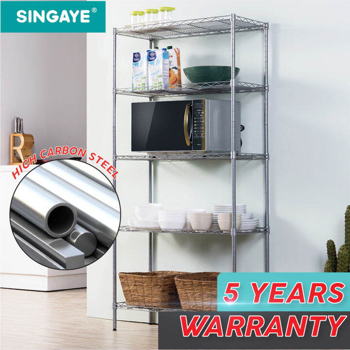 5 Layers Steelart Kitchen Organizer Rack Shelf Kitchen Storage Rack