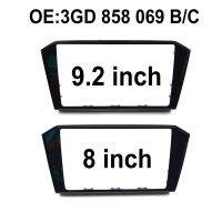 MIB 3 CD 9.2 inch or 8.0 inch box trim black paint Radio frame PANEL CD Plates For Passat B8 2018--