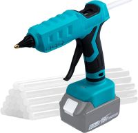 [HOT GULXKWHG 633] ปืนกาวร้อนไร้สาย100W สำหรับ Makita 18V BL1830 BL1840แบตเตอร์รี LXT ใช้กาวแท่ง11มม. สำหรับศิลปะแอมป์; เครื่องมือซ่อมแซมความร้อนไฟฟ้า DIY