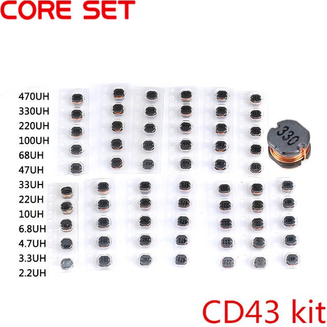 2-10Pcs CD74R 2.2UH-470UH 7.4*7.4*4 SMD Inductor Chip Inductors 