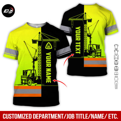 2023 Personalized Name Forklift Operator 3D All Over Printed Clothes A7Y422