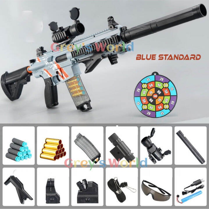 Electric Soft Bullet Shell Ejection Toy Gun Blaster M416 Rifle