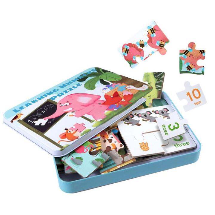 Number Games Matching Game Educational Puzzles To Develop Handeye