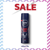 NIVEA Men DRY IMPACT  150 ml. นีเวีย เมน ดราย อิมแพ็ค สเปรย์ระงับกลิ่นกาย สำหรับผู้ชาย 150 มล.