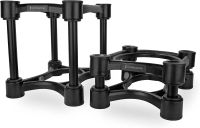 IsoAcoustics Iso-Stand Series Speaker Isolation Stands with Height &amp; Tilt Adjustment: Iso-200 (7.8” x 10”) Pair