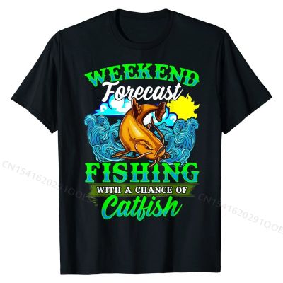 Catfish Fisherman Dads Birthday Fathers Day T-Shirt New Design Mens Tshirts Crazy Tops T Shirt Cotton Summer