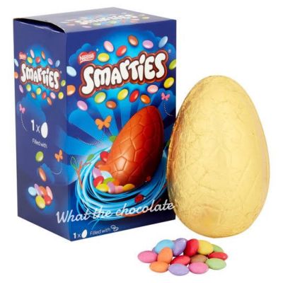 Nestle Smarties EGG ช็อคโกแลตไข่ ข้างในเป็นลูกอม นำเข้าจากอังกฤษ