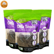 Hạt Chia Úc Absolute Organic 1Kg nhập khẩu ăn kèm yến mạch cán dẹp cán