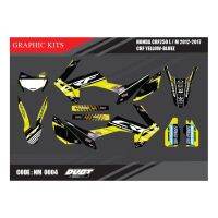 สติ๊กเกอร์วิบาก Honda CRF 250 L ทั้งคัน Graphic kit สติ๊กเกอร์เคลือบเงา สุดคุ้ม