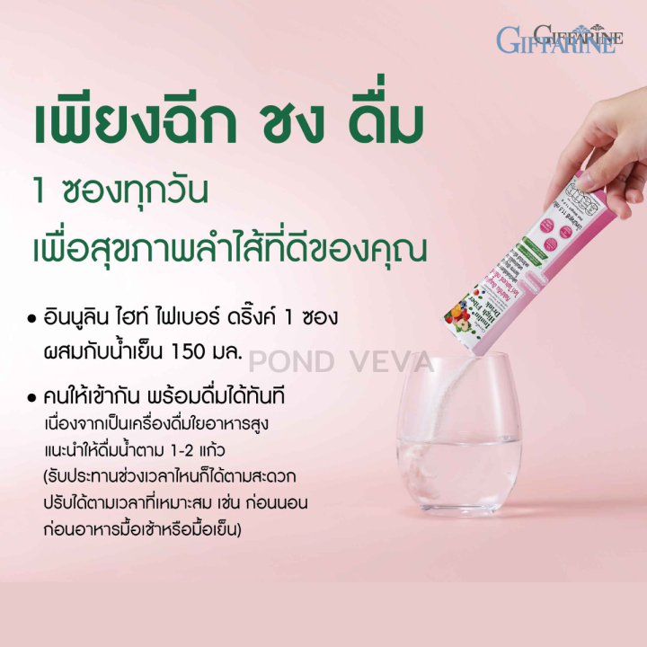 ไฟเบอร์-พรีไบโอติก-ใยอาหารสูง-giffarine-high-fiber-prebiotics