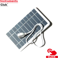 Instruments 2W/5W 5V แผงโซลาร์เซลล์ขนาดเล็กพร้อม USB DIY Monocrystalline Silicon Solar Cell Waterproof Camping แผงโซลาร์เซลล์พลังงานแบบพกพาสำหรับโทรศัพท์มือถือ