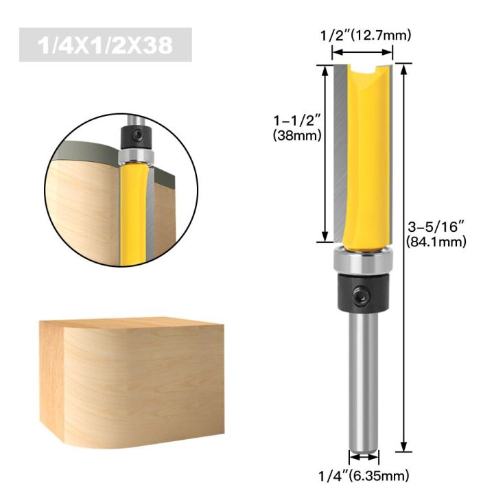 augt-1-4-6-35mm-shank-template-trim-hinge-router-bit-straight-end-mill-trimmer-ทําความสะอาด-flush-trim-tenon-wood-milling-cutter-set