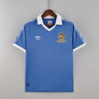 Ready Stock 81-82 Man City Home Retro Soccer Jersey