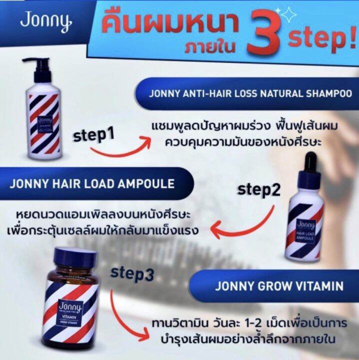 จอนนี่-แอมเพิล-jonny-shampoo-200ml-สำหรับผมร่วง-ผมบาง-แชมพู-จอนนี่-แอนโฟเน