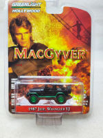 1: 64 Hollywood 16 Hundred Battles Dragon (1985 1992 ) 1987 JEEP Wrangler YJ Green Machine Collection Of Car Models