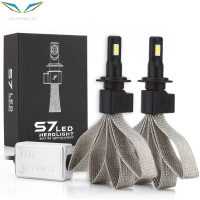 2 Pcs H4 H7ไฟ LED 9005 H11 H8 H9 HB1 HB3 9006 9007 880ไฟหน้ารถหลอดไฟ LED โคมไฟขับรถ12V 8000LM 6000K