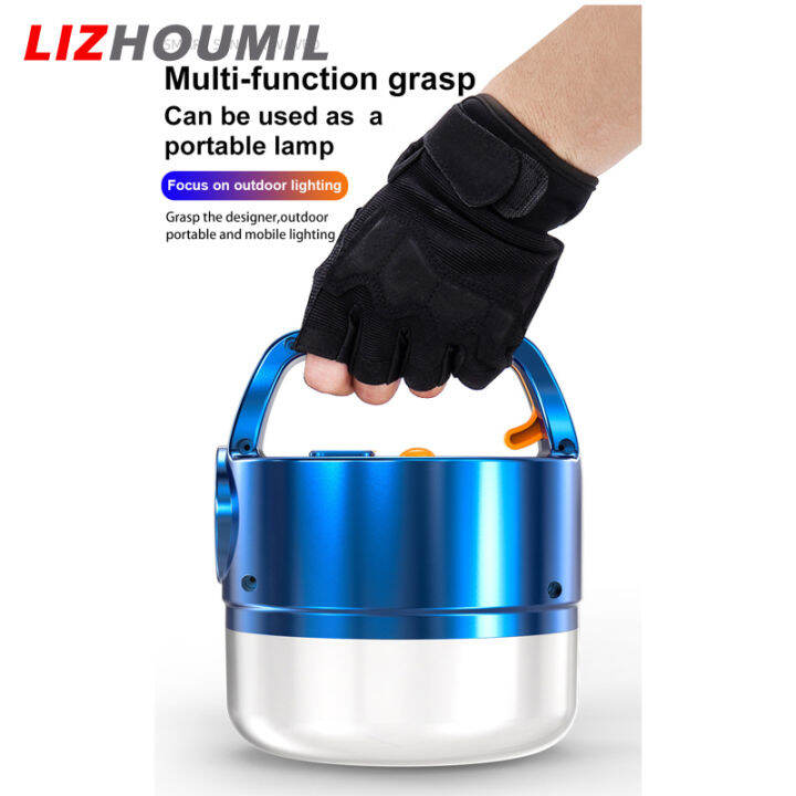 lizhoumil-โคมไฟตั้งแคมป์พลังงานแสงอาทิตย์พกพาได้3โหมดชาร์จไฟได้-usb-ไฟประหยัดพลังงานไฟเต็นท์กลางแจ้ง