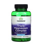 [ แมกนีเซียม ] Swanson, Triple Magnesium Complex (400 mg) x 100 แคปซูล