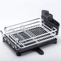 Aluminum dish drainer rack kitchen storage rack kitchen racks and holders