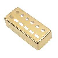 10Pcs Mini Style Brass 6 String Guitar Humbucker Pickup Cover / Pole 68*29mm Spacing 50/52mm Black-Golden-Chrome