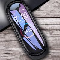 ฟิล์มบางสำหรับสมาร์ทวอทช์วง Xiaomi Mi 7/7 NFC ปกป้องหน้าจอ Mi Band 7ฟิล์มป้องกันป้องกันรอยขีดข่วนสำหรับ Mi Band7 Miband7ปกป้องหน้าจอ S