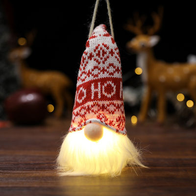 [สงสัย] ไฟซานตาคลอส LED ตุ๊กตาไม่มีหน้า20Cm,โคมไฟตกแต่งตุ๊กตาเอลฟ์คำพังเพยเครื่องประดับแบบแขวนผนังบ้านของเทศกาลตกแต่งคริสต์มาส