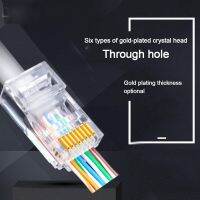 【Be worth】 lswidq 10ชิ้น RJ45เครือข่าย Modular เสียบ Cat6 CAT6e เชื่อมต่อ Utp Unshielded Modular Rj45เสียบ