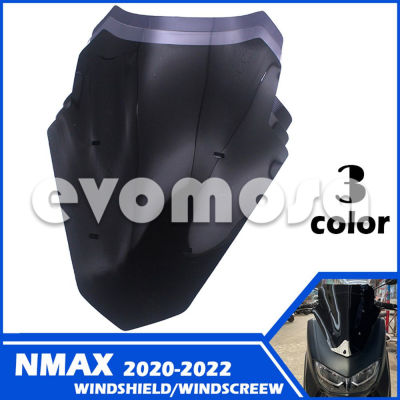 Evomosa บังแดดกีฬารถจักรยานยนต์ Viser กระจกบังลมหน้าเหมาะสำหรับ YAMAHA NMAX155 NMAX125 NMAX 2020 2021 2022