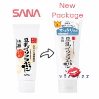 (โฟมป้ายฟ้า Original) Sana Nameraka Honpo Cleansing Wash Foam 150g โฟมเต้าหู้ สกัดน้ำหมักนมถั่วเหลืองที่มีความชุ่มชื้นสูงมาก