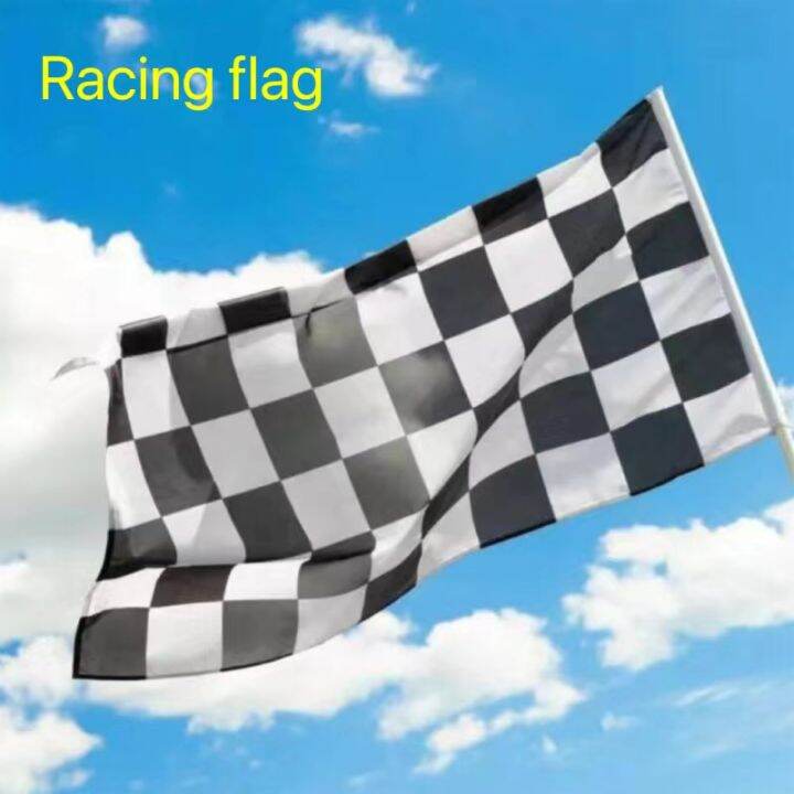 150*90cm Racing Flag Classic Black White Checkered Racing Flag